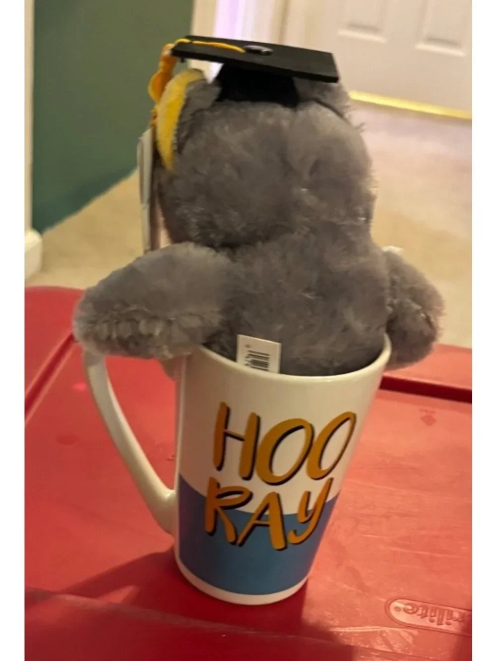 Graduation Owl Plush in “Hooray” Mug – Gift Set – NEW
